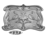 Art Nouveau Silver Pin Tray 1909